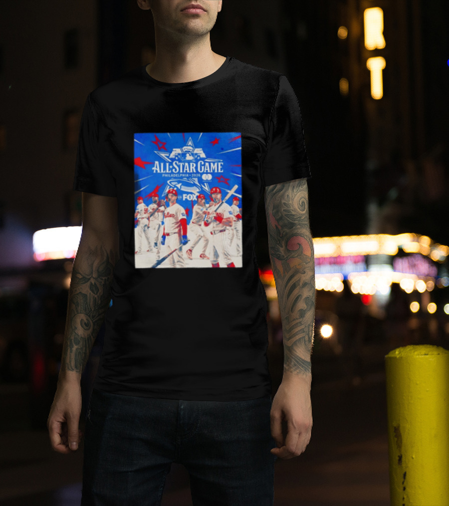 2026 All Star Game Philadelphia Phillies Major League Baseball FOX T-Shirt