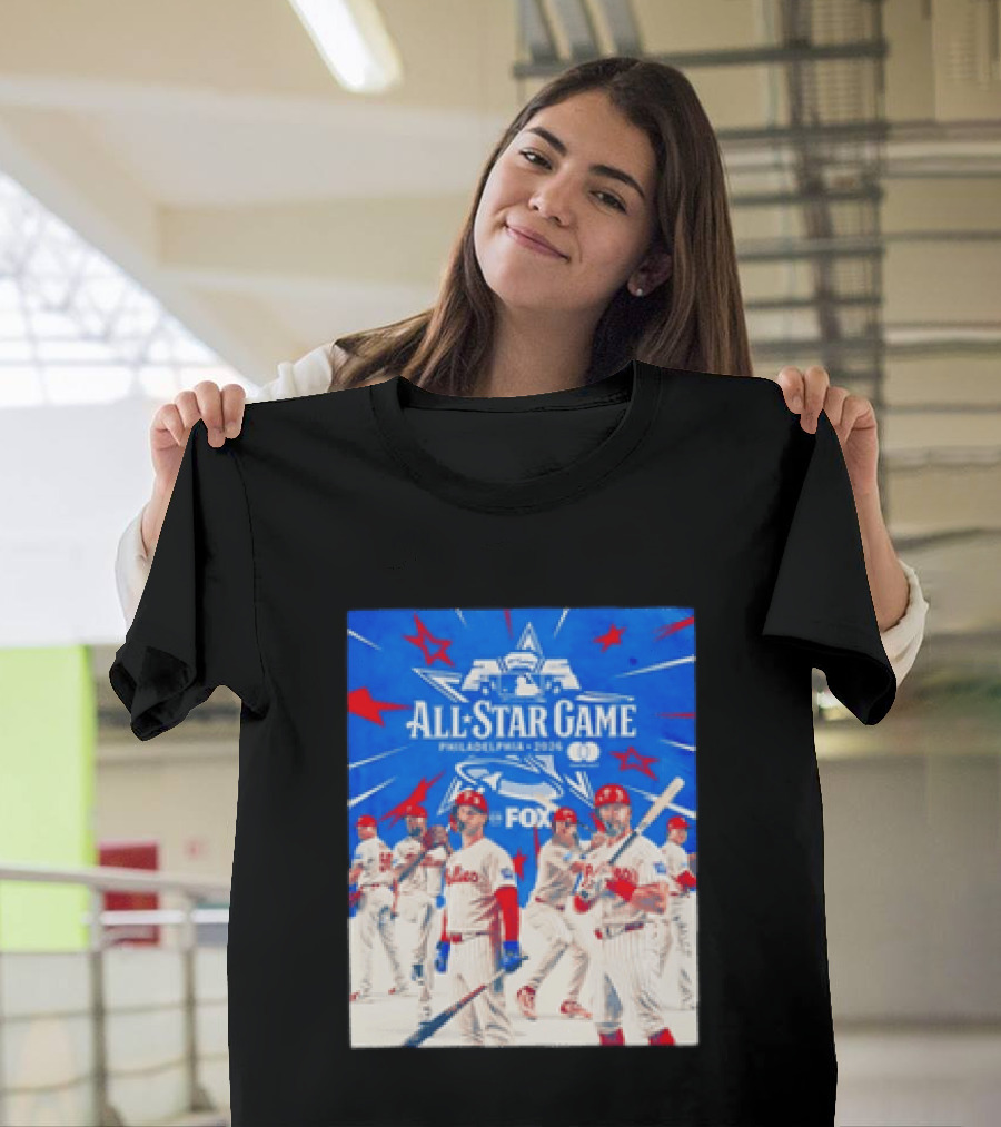 2026 All Star Game Philadelphia Phillies Major League Baseball FOX T-Shirt