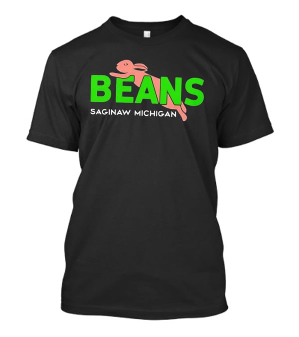 Beans Saginaw Michigan Pink Rabbit T-Shirt