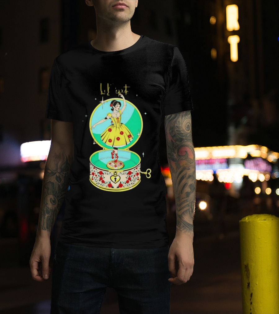 La Dispute Such Small Hands Ballerina Music Box Vintage Style Yellow Dress Flowers T-Shirt