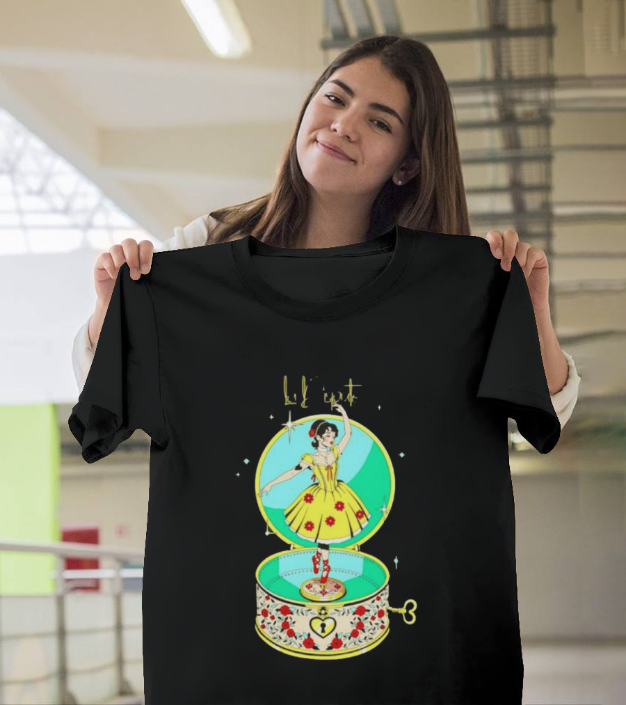 La Dispute Such Small Hands Ballerina Music Box Vintage Style Yellow Dress Flowers T-Shirt