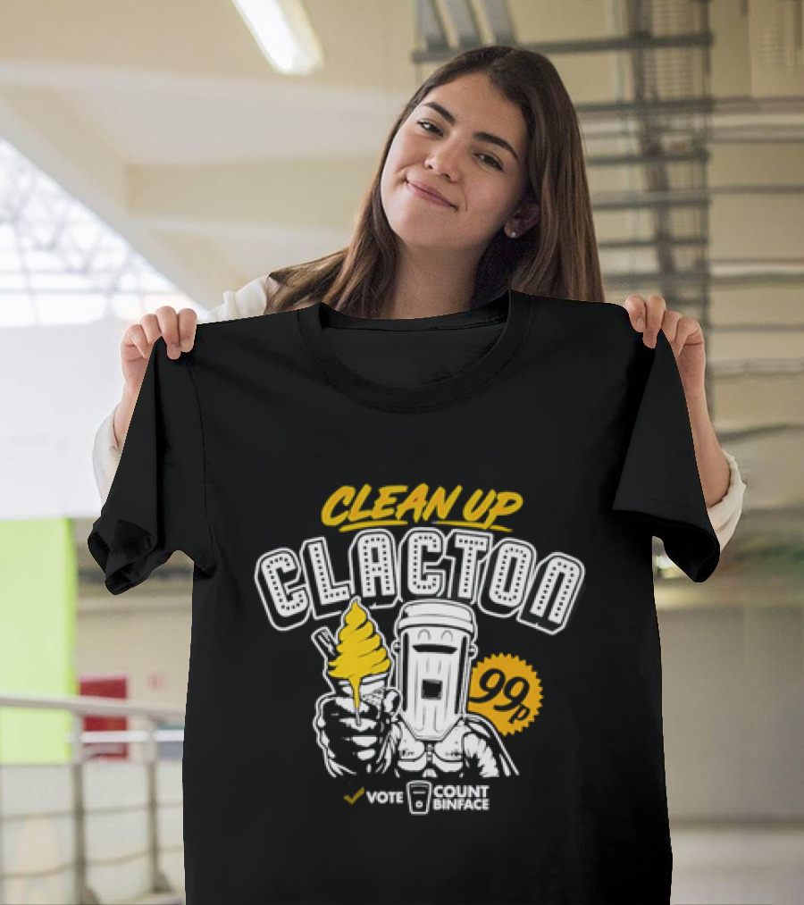 Clean Up Clacton Vote Count Binface 99 T-Shirt