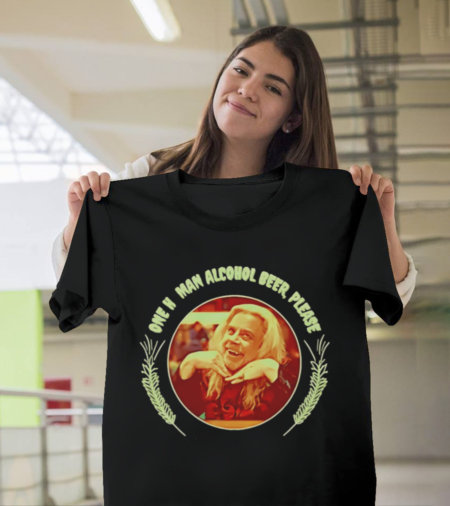 Laszlo Cravensworth One Human Alcohol Beer Please What We Do In The Shadows Comedy T-Shirt