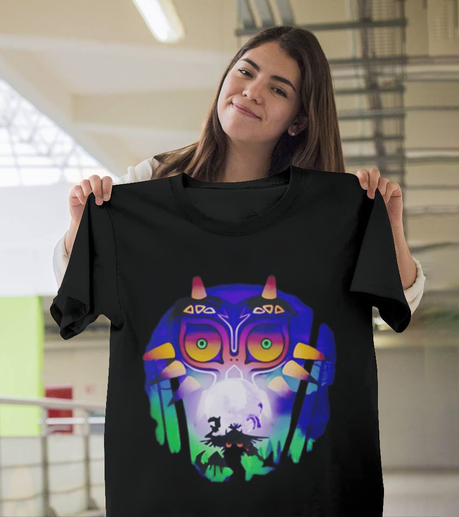 Majora's Mask Legend Of Zelda Skull Kid And Moon T-Shirt