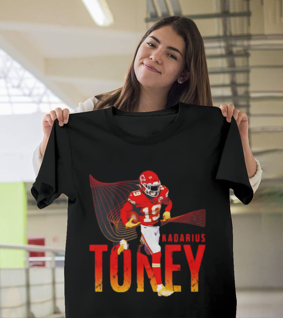 Kadarius Toney Kansas City Chiefs Running Football Star T-Shirt