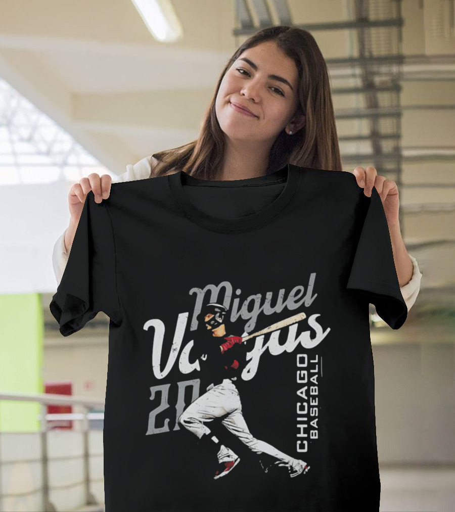Miguel Vargas Chicago Baseball Player Action T-Shirt