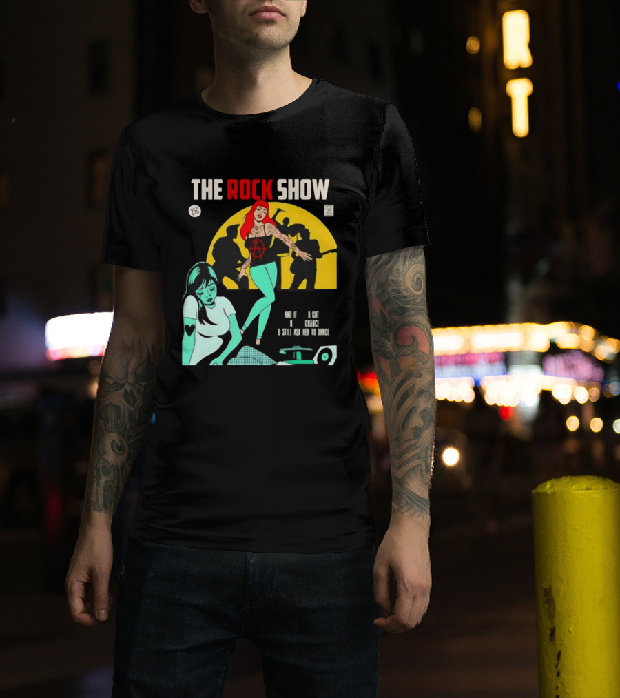 The Rock Show Comic Dance Chance Anarchy Girl Silhouette Scene T-Shirt