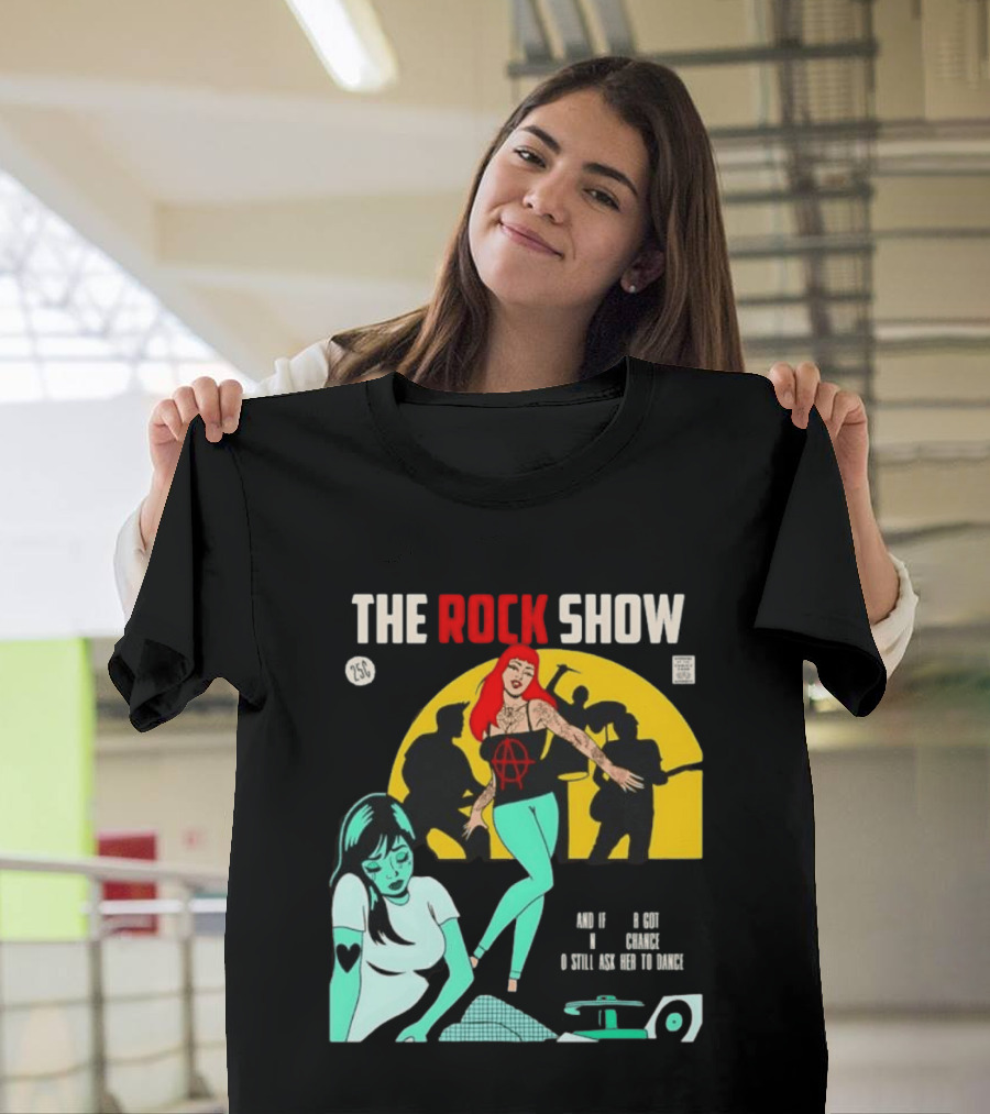 The Rock Show Comic Dance Chance Anarchy Girl Silhouette Scene T-Shirt
