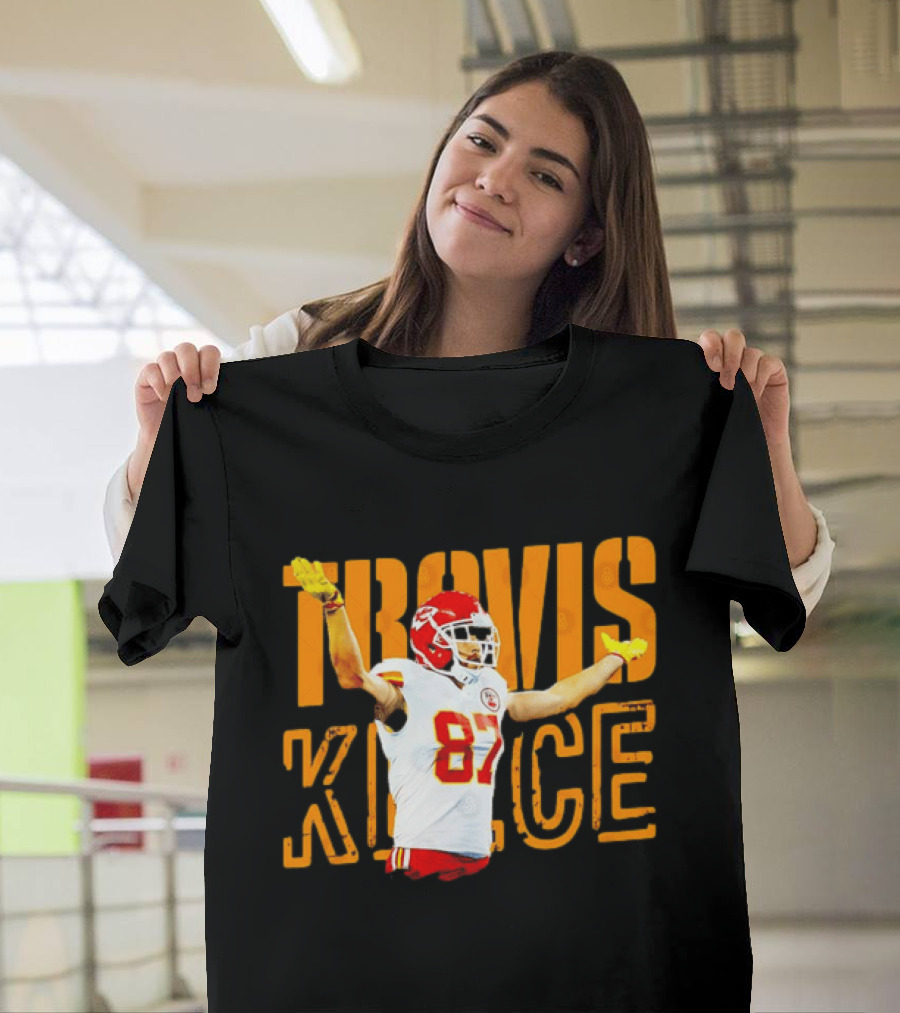 Travis Kelce 87 Kansas City Chiefs Football T-Shirt