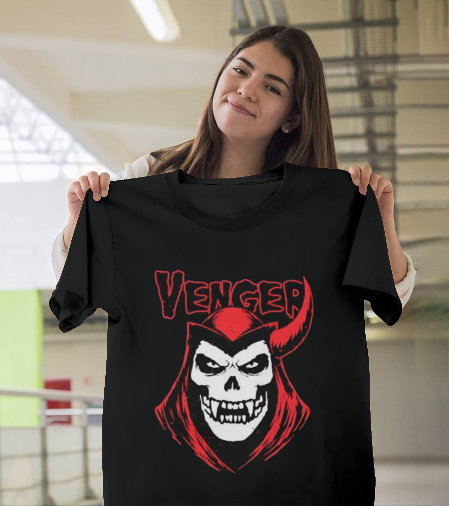 Venger Dungeons And Dragons Evil Villain Skull T-Shirt