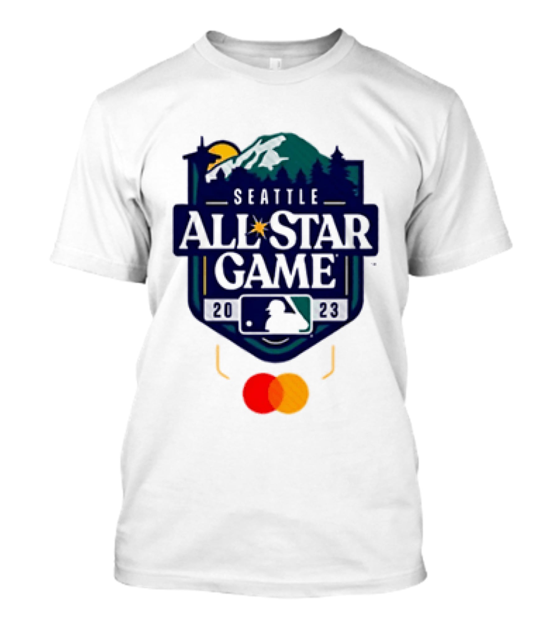Seattle 2023 MLB All Star Game Baseball Mastercard T-Shirt