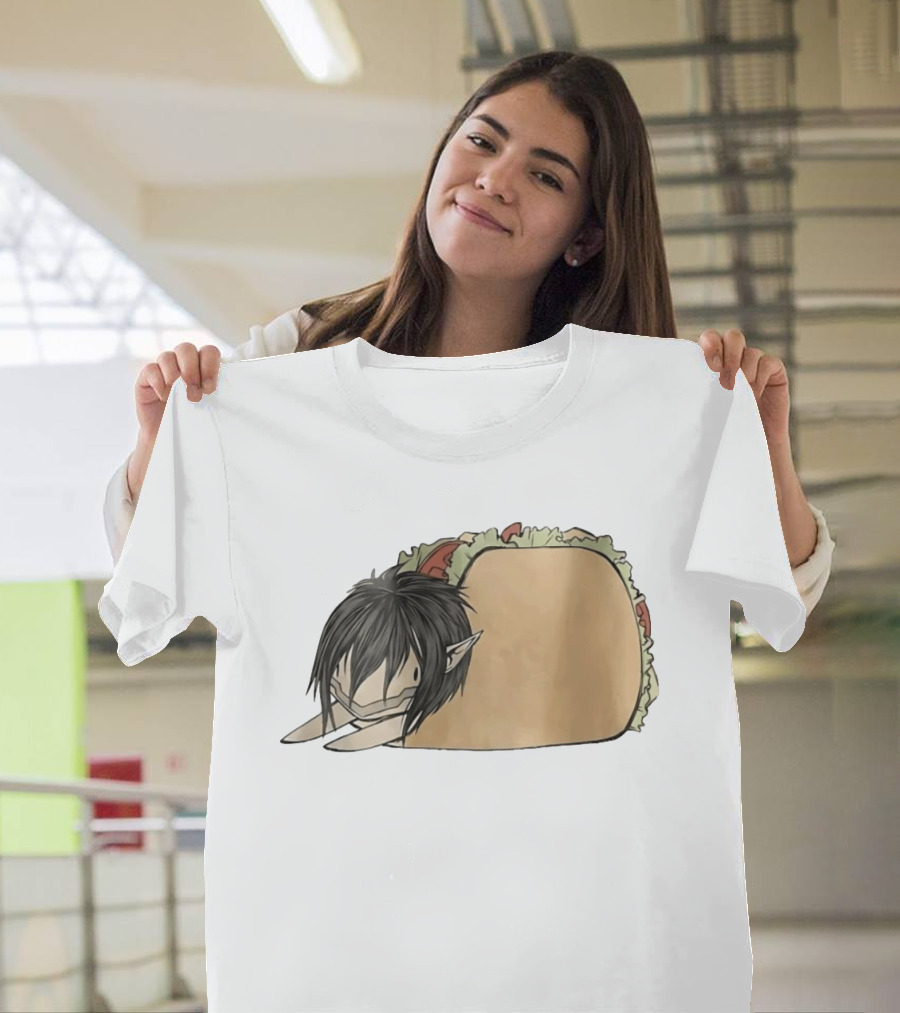 Attack On Titan A Taco On Titan Anime Mashup T-Shirt