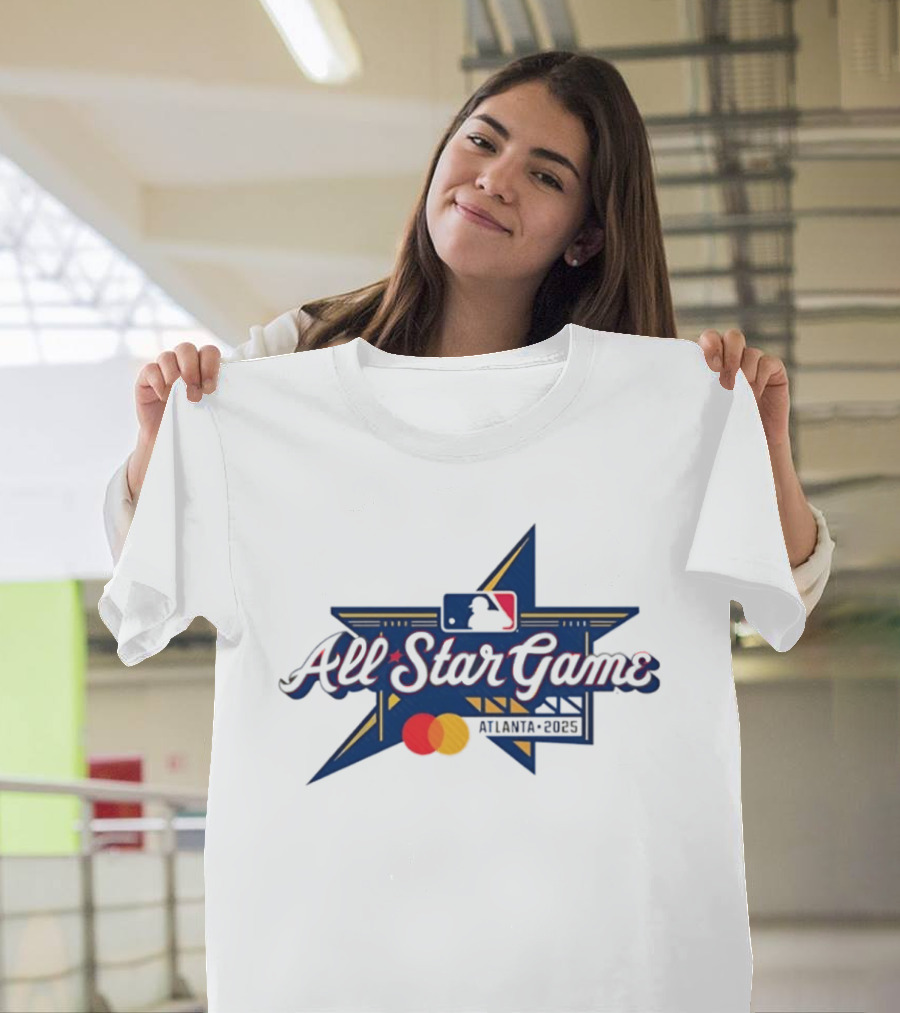 MLB All Star Game Atlanta 2025 Baseball MLB Logo Mastercard T-Shirt