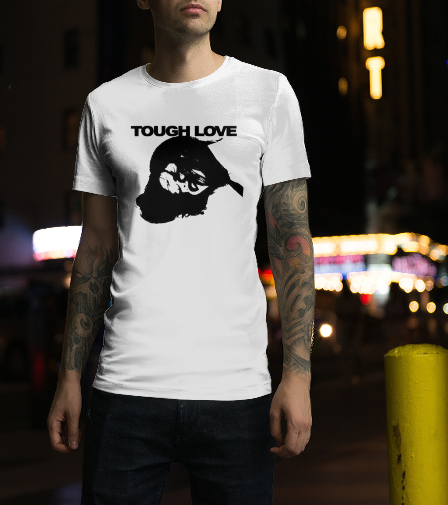 Tough Love Skull With Barbed Wire T-Shirt