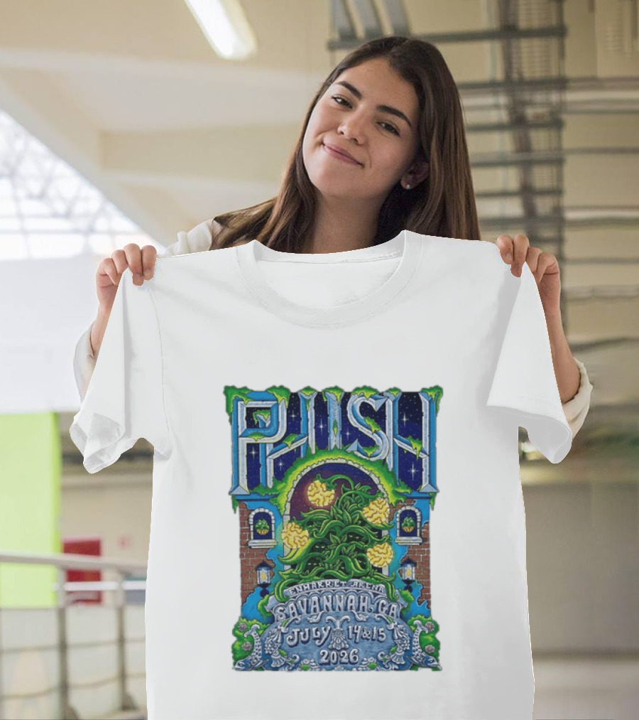 Phish Enmarket Arena Savannah Georgia July 14 15 2026 T-Shirt