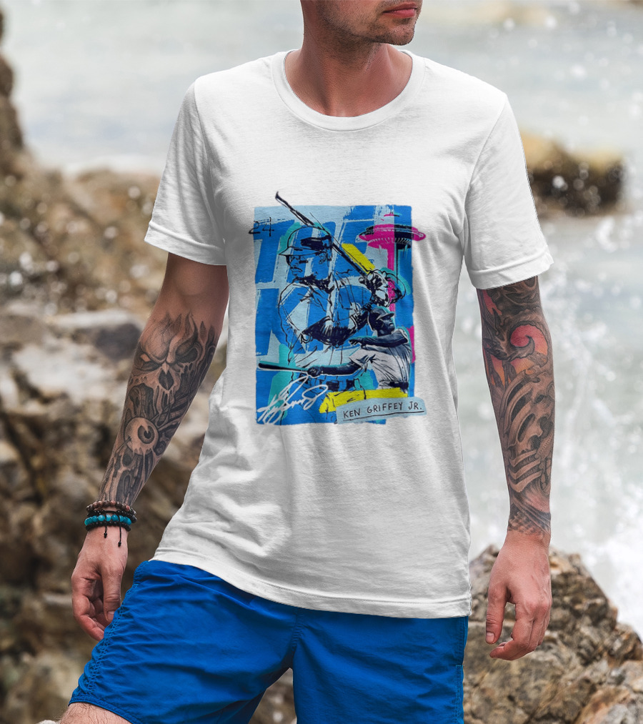 Ken Griffey Jr Seattle Mariners Baseball Legend T-Shirt