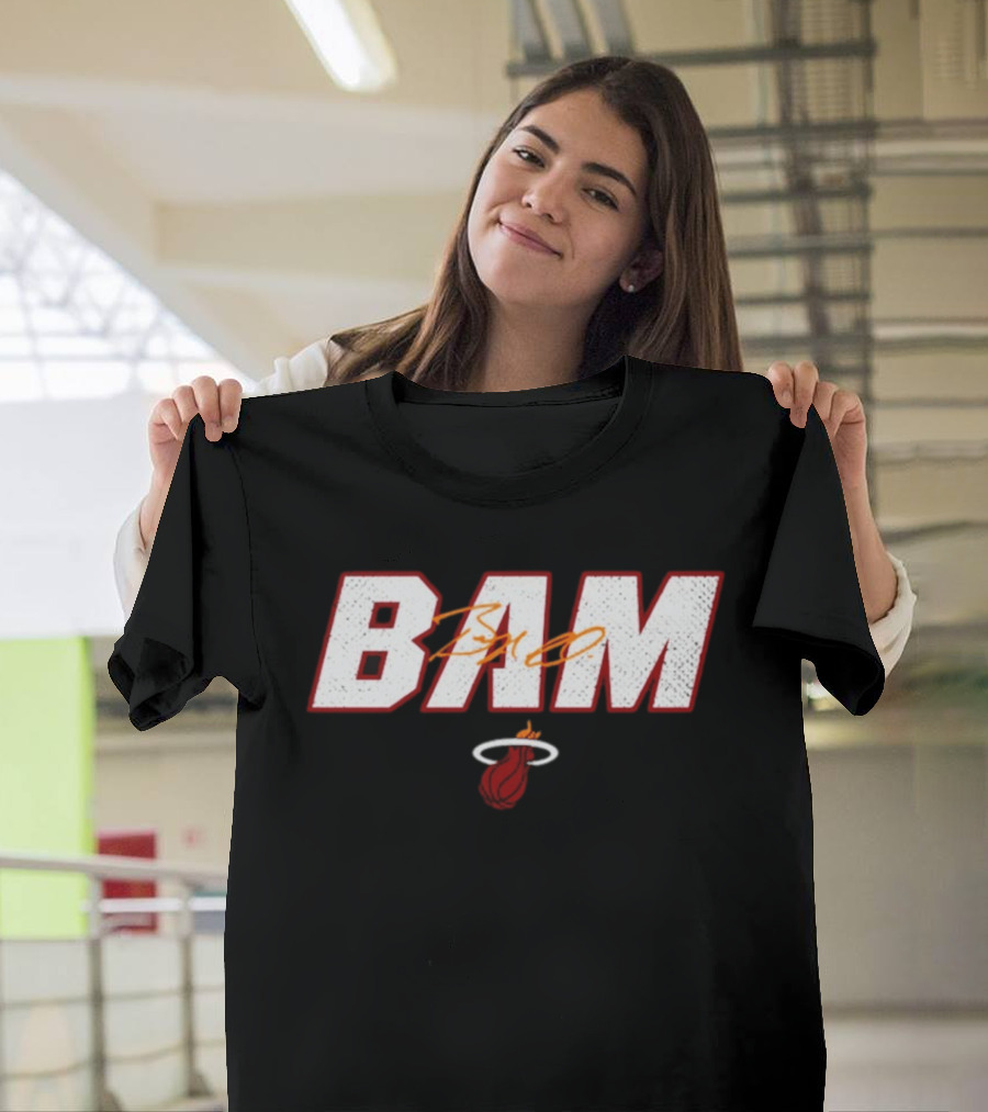 Bam Adebayo Miami Heat Fan Gear T-Shirt