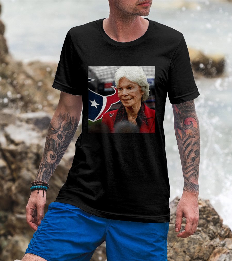 Houston Texans Co Founder Janice McNair Legacy Honored T-Shirt