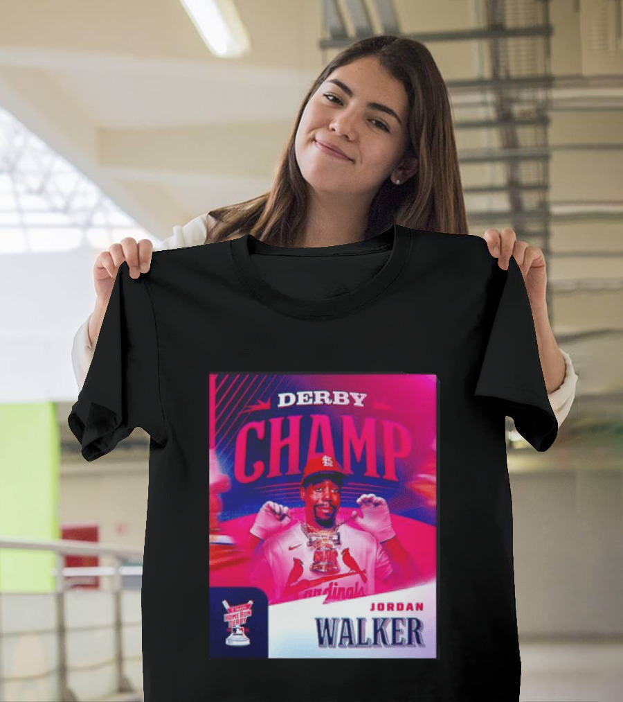 Jordan Walker St Louis Cardinals Home Run Derby Champ 2026 T-Shirt