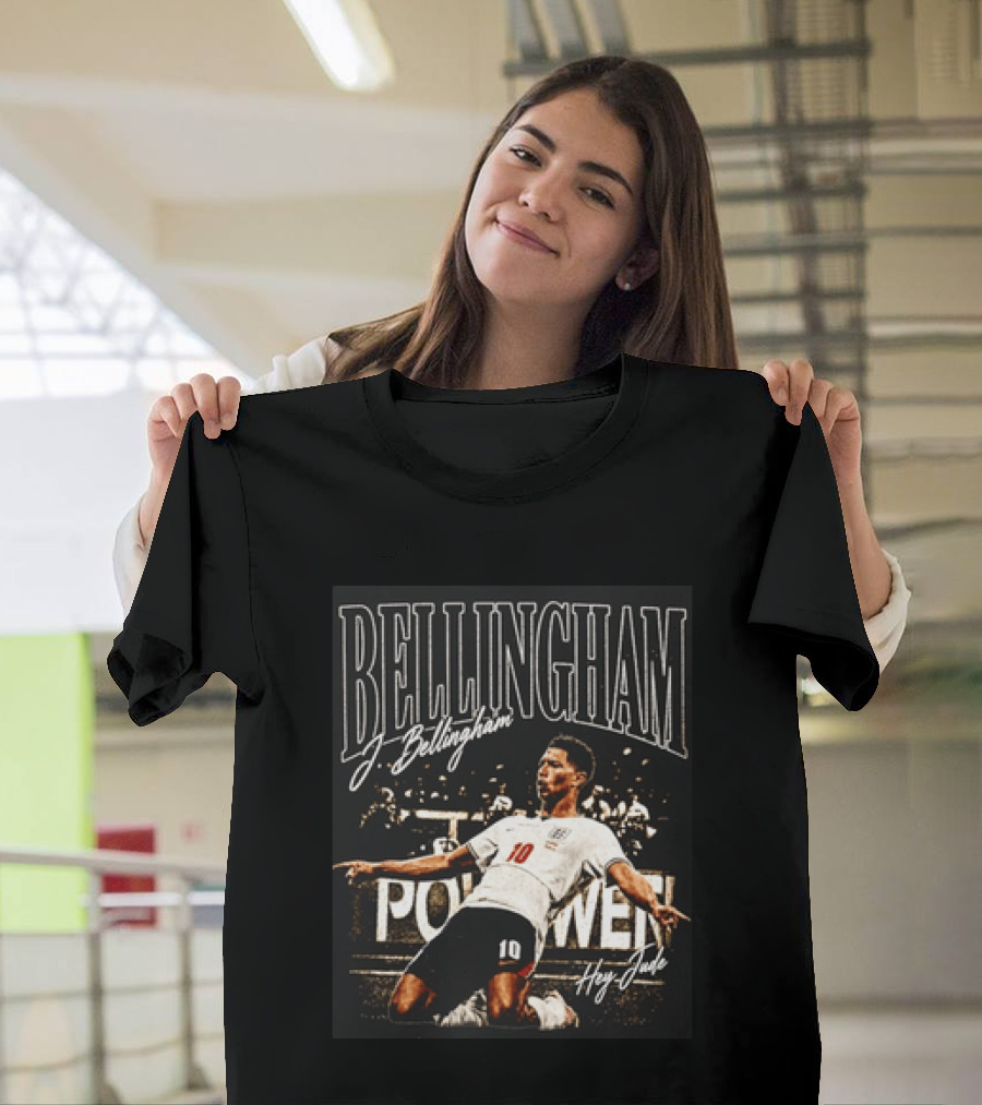 Bellingham J. Bellingham Hey Jude Football Power No. 10 T-Shirt