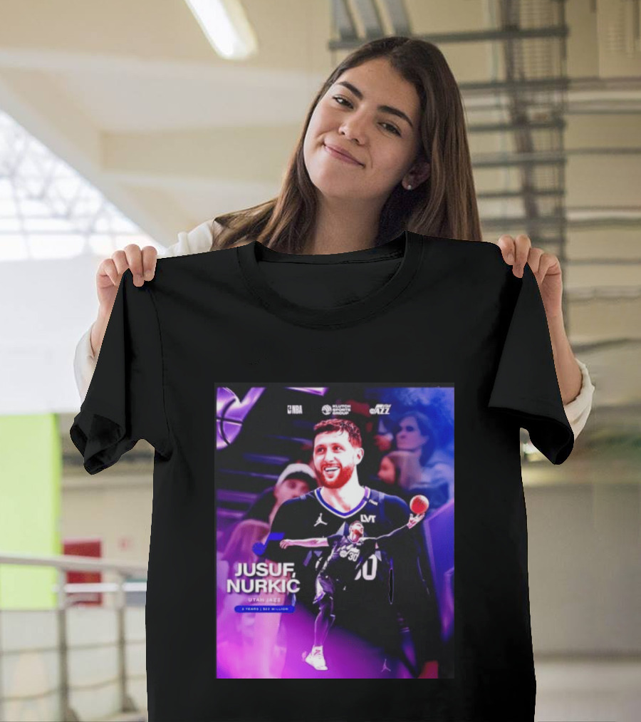 Jusuf Nurkić NBA Utah Jazz Contract 2 Years 22 Million T-Shirt