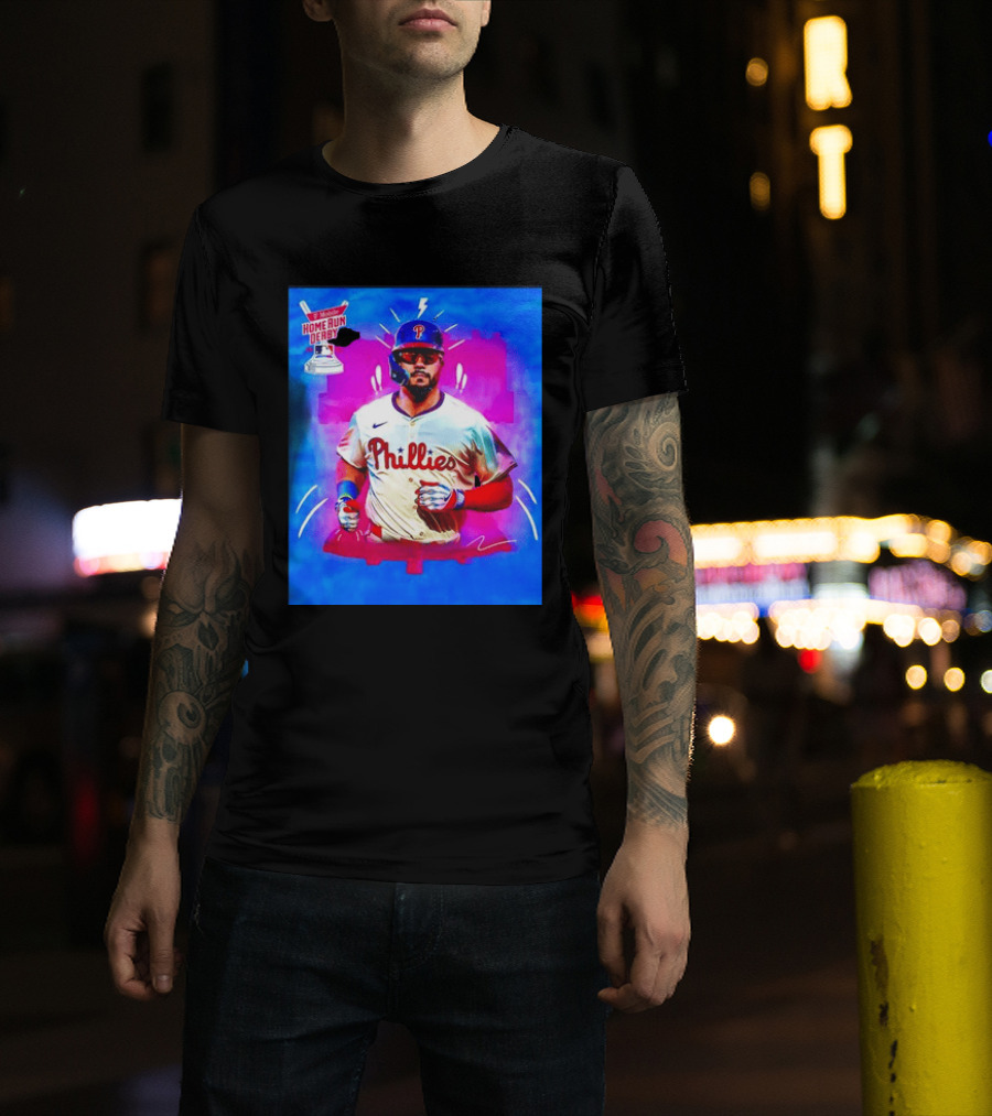 Philadelphia Phillies Kyle Schwarber 2024 Mobile Home Run Derby Highlights T-Shirt