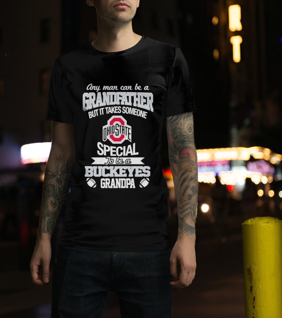 Ohio State Buckeyes Special Grandpa Football Fan T-Shirt