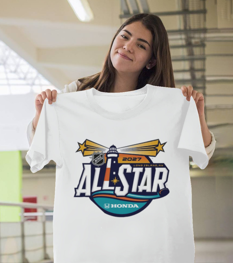 2027 NHL All Star Long Island Honda Lighthouse Stars T-Shirt