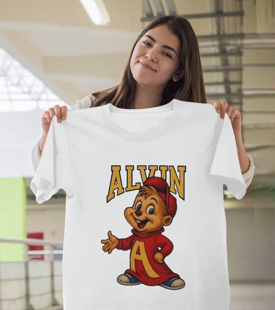 Alvin And The Chipmunks Alvin Character With Standing A T-Shirt