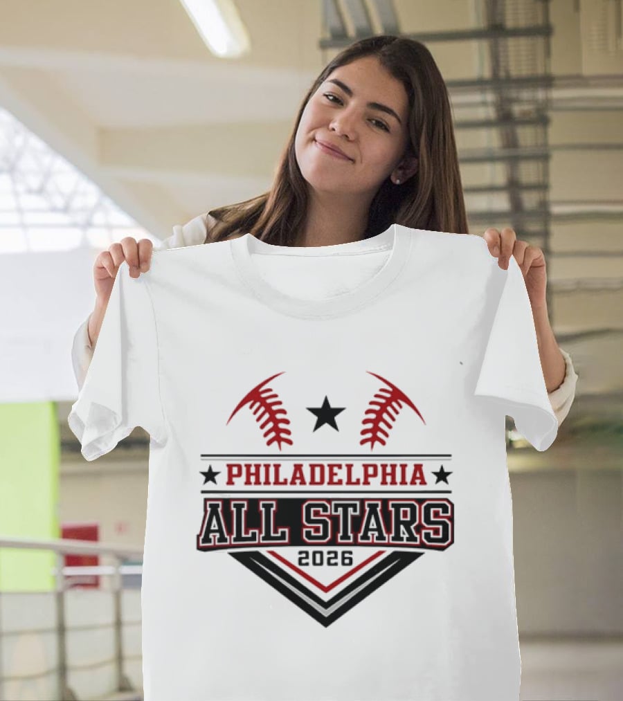 Philadelphia All Stars 2026 Baseball Star T-Shirt