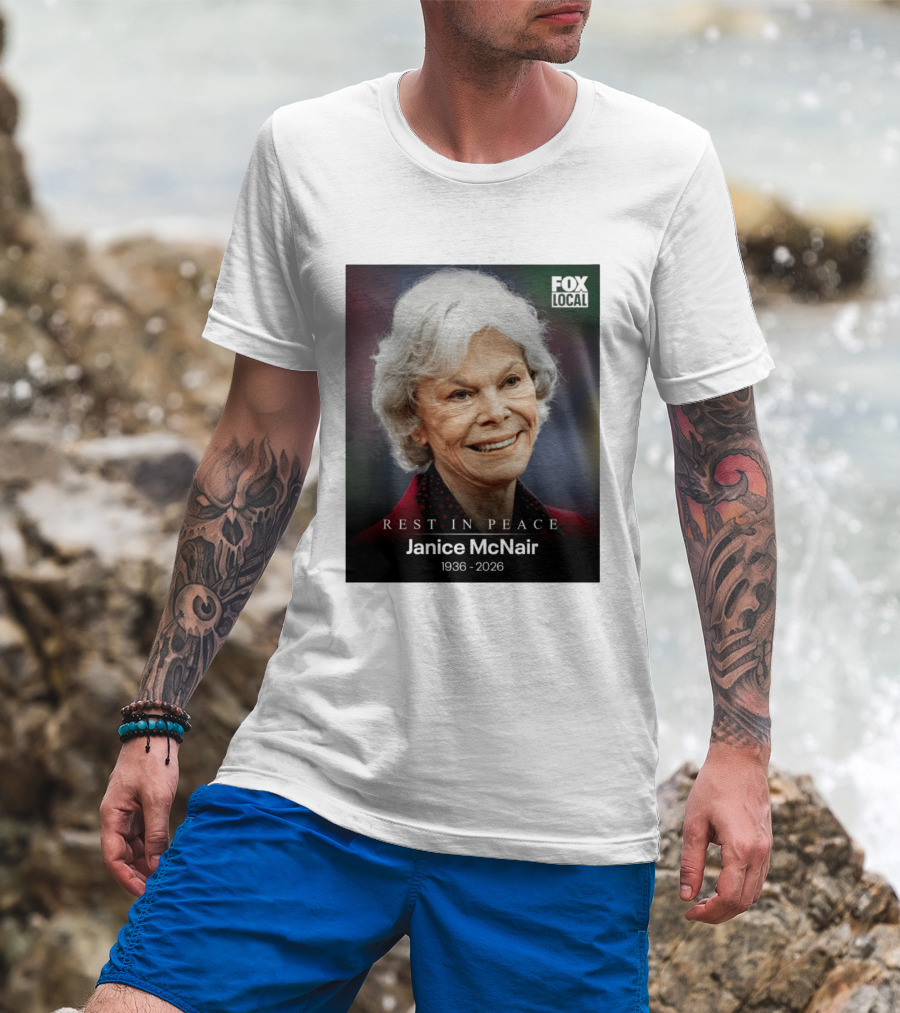Rest In Peace Janice McNair 1936 2026 FOX Local Memorial T-Shirt