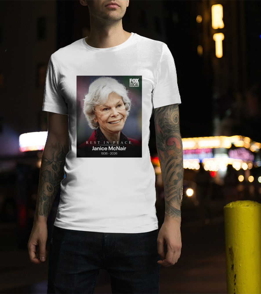 Rest In Peace Janice McNair 1936 2026 FOX Local Memorial T-Shirt