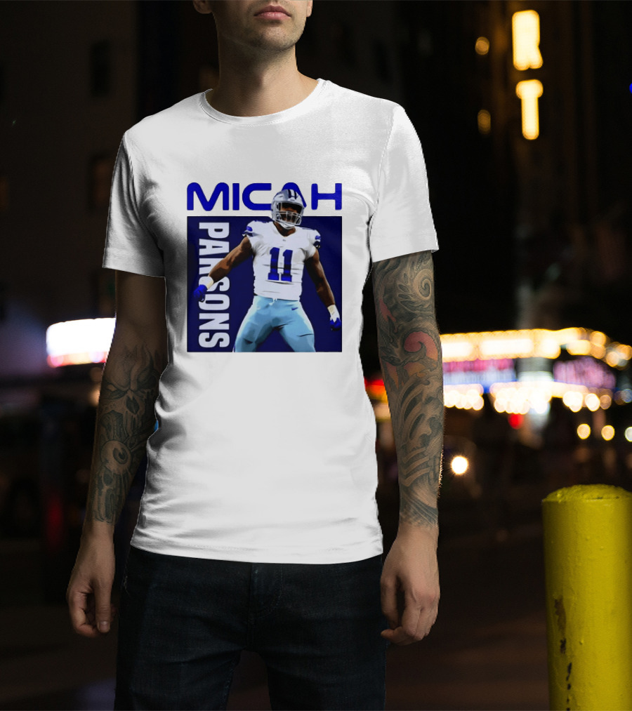 Micah Parsons Dallas Cowboys Number 11 NFL Football Star T-Shirt