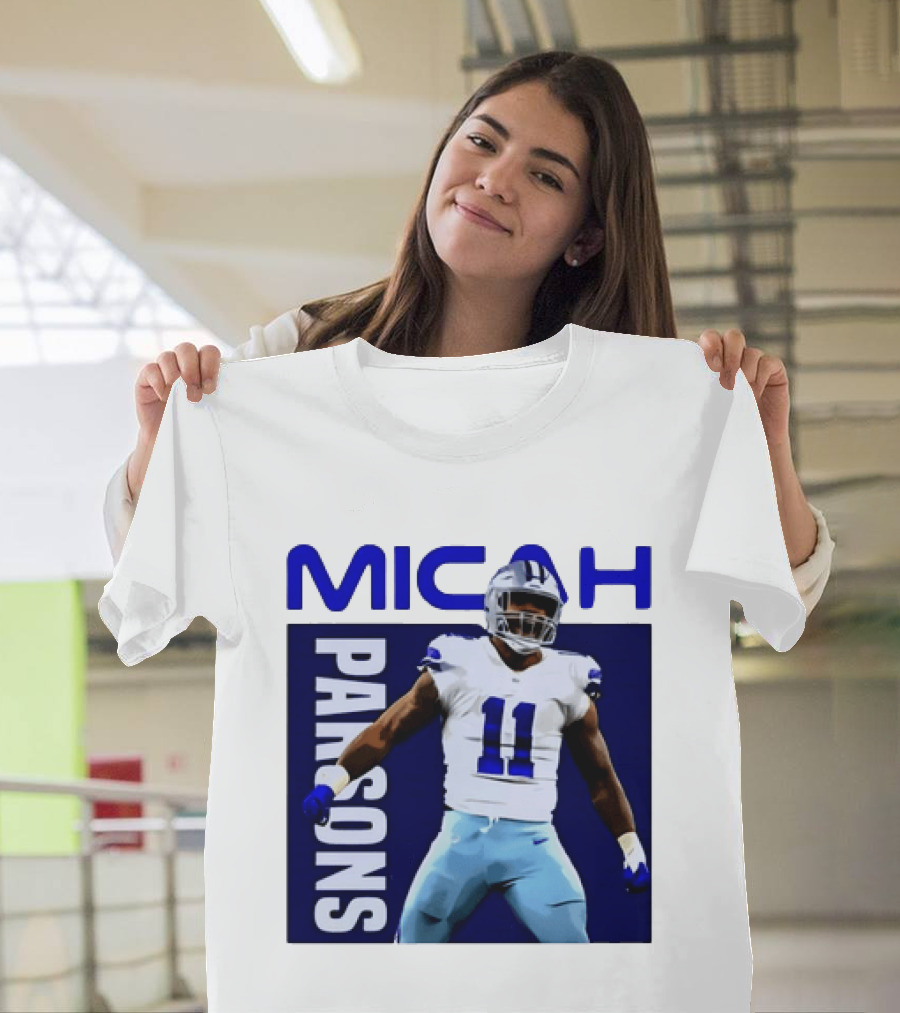 Micah Parsons Dallas Cowboys Number 11 NFL Football Star T-Shirt