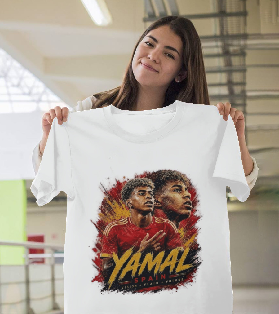 Yamal Spain Vision Flair Future Football T-Shirt