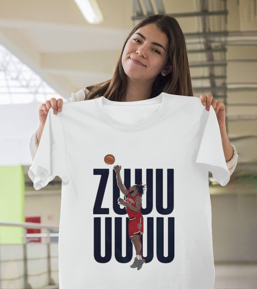 St John's Red Storm Zuby Ejiofor Basketball Caricature T-Shirt
