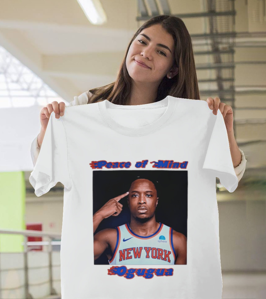 New York Knicks Basketball OG Anunoby Peace Of Mind Ogugua 2026 T-Shirt