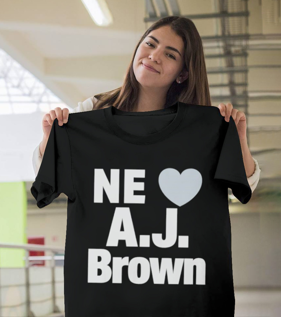 Philadelphia Eagles NE Heart A.J. Brown T-Shirt