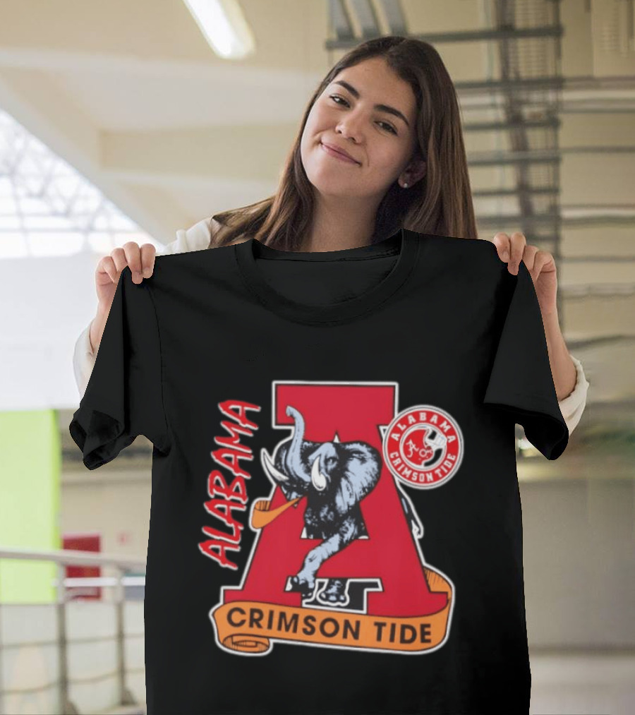 Alabama Crimson Tide Big Al Elephant NCAA Football T-Shirt