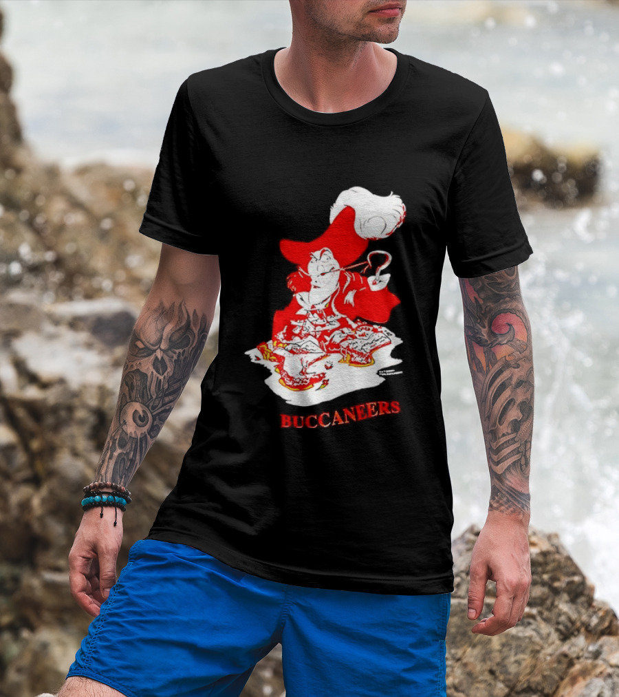 Captain Hook Buccaneers Pirate Tampa Bay T-Shirt