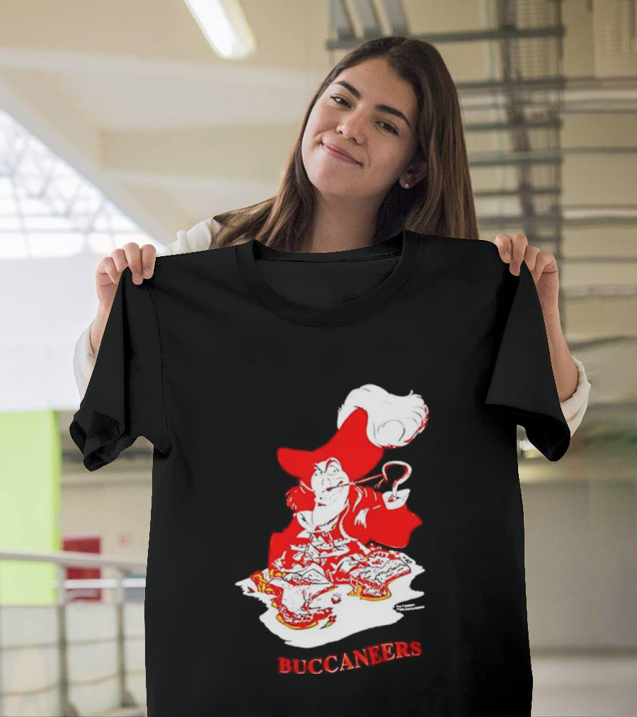 Captain Hook Buccaneers Pirate Tampa Bay T-Shirt