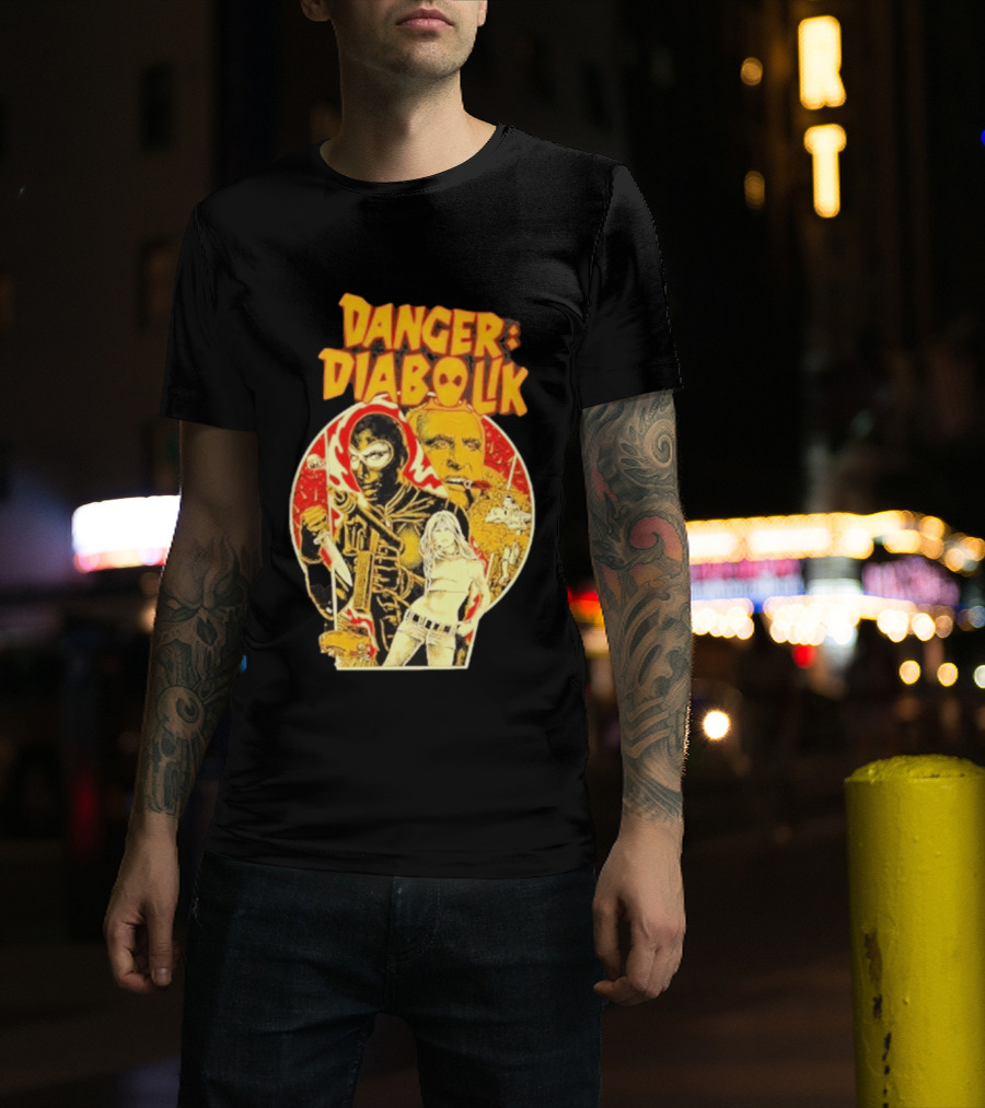 Danger Diabolik Italian Comic Mario Bava T-Shirt