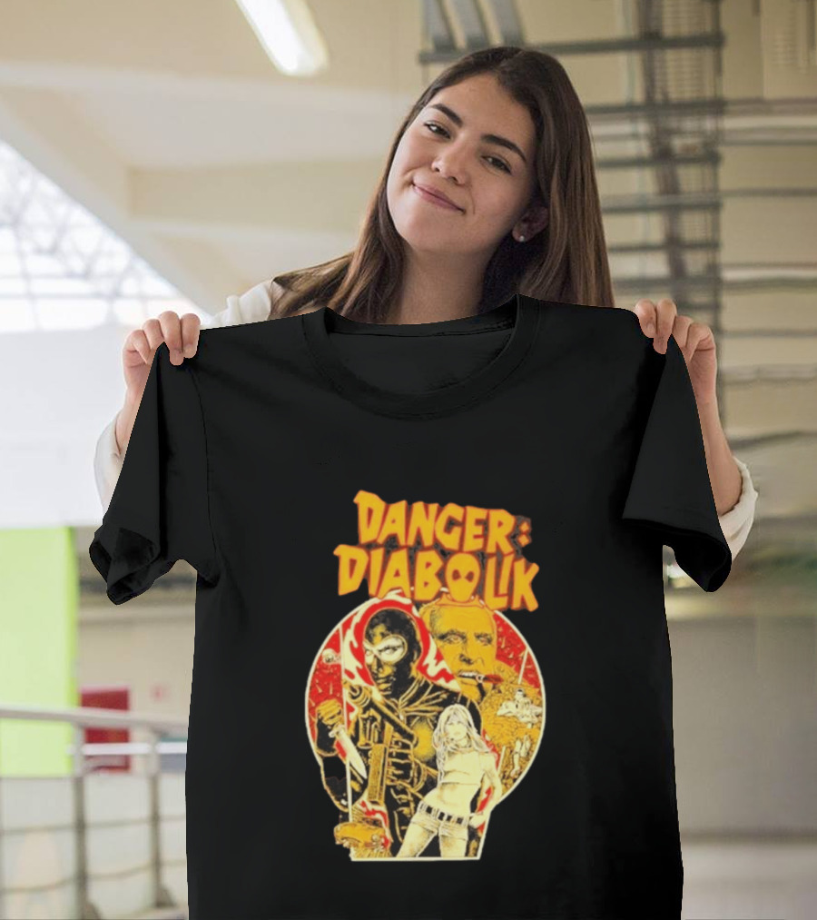 Danger Diabolik Italian Comic Mario Bava T-Shirt