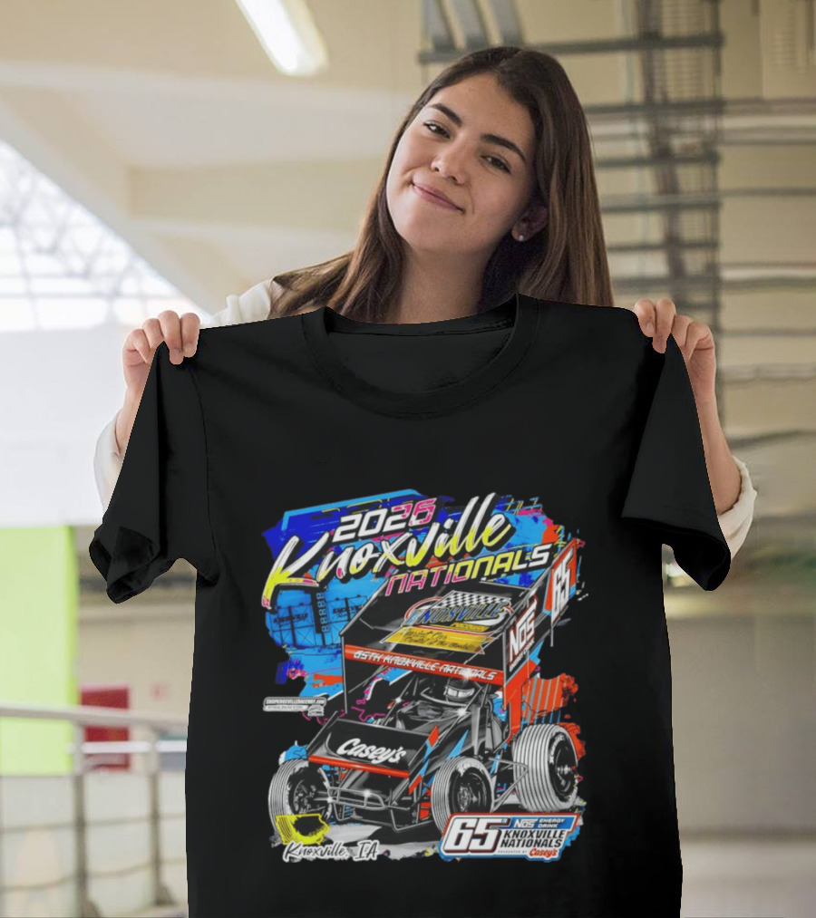 2026 Knoxville Nationals 65th NOS Energy Casey's Knoxville IA Racing Event T-Shirt