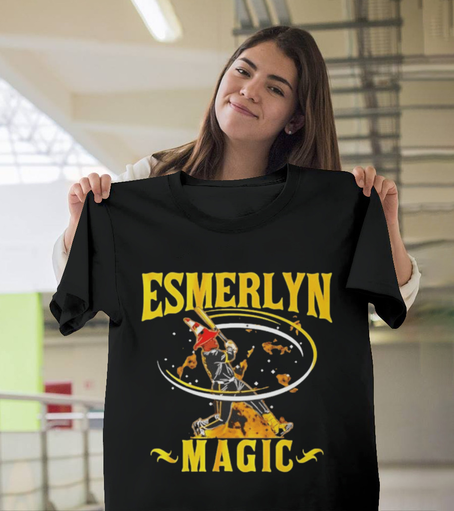 Esmerlyn Magic Baseball Players Association Swinging Batter T-Shirt