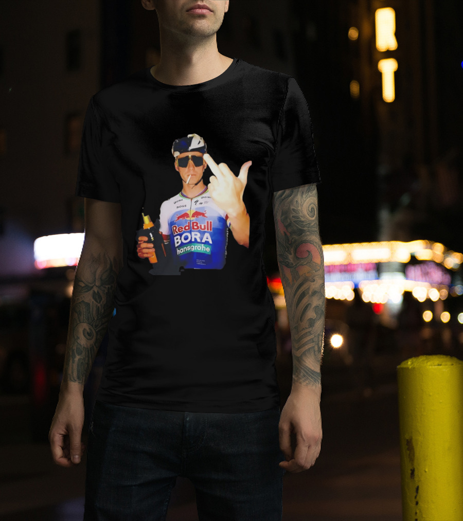 Remco Evenepoel Red Bull BORA Hansgrohe Smoking Gesture T-Shirt