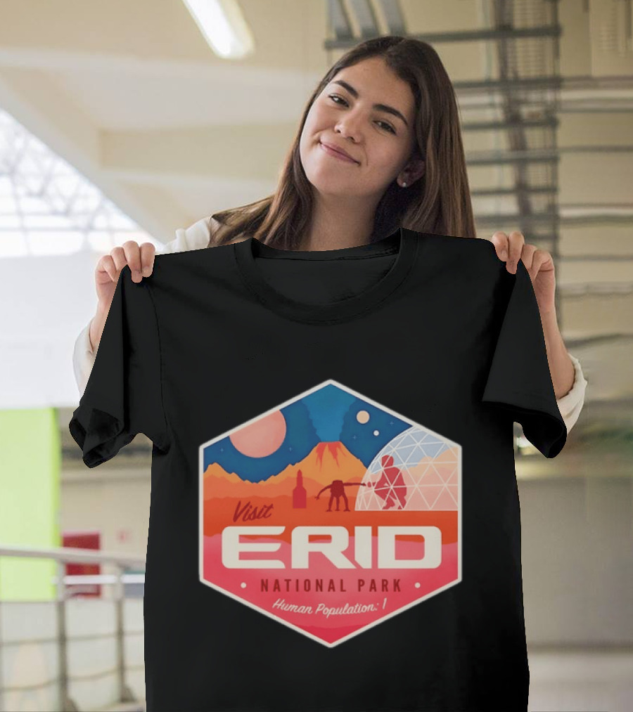 Rocky Alien Tau Ceti Visit Erid National Park Project Hail Mary Human Population One T-Shirt