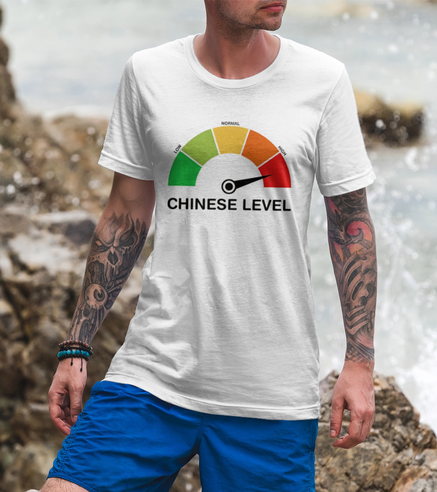 Chinese Level Meter Low Normal High Gauge T-Shirt