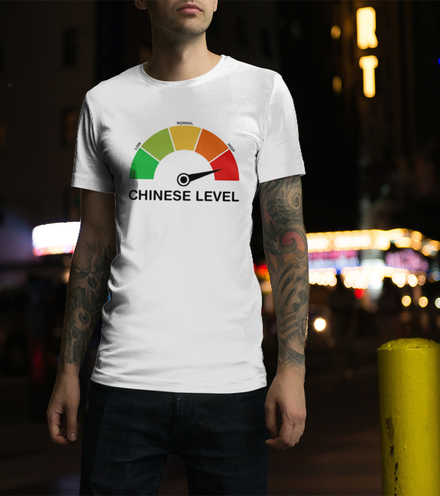 Chinese Level Meter Low Normal High Gauge T-Shirt