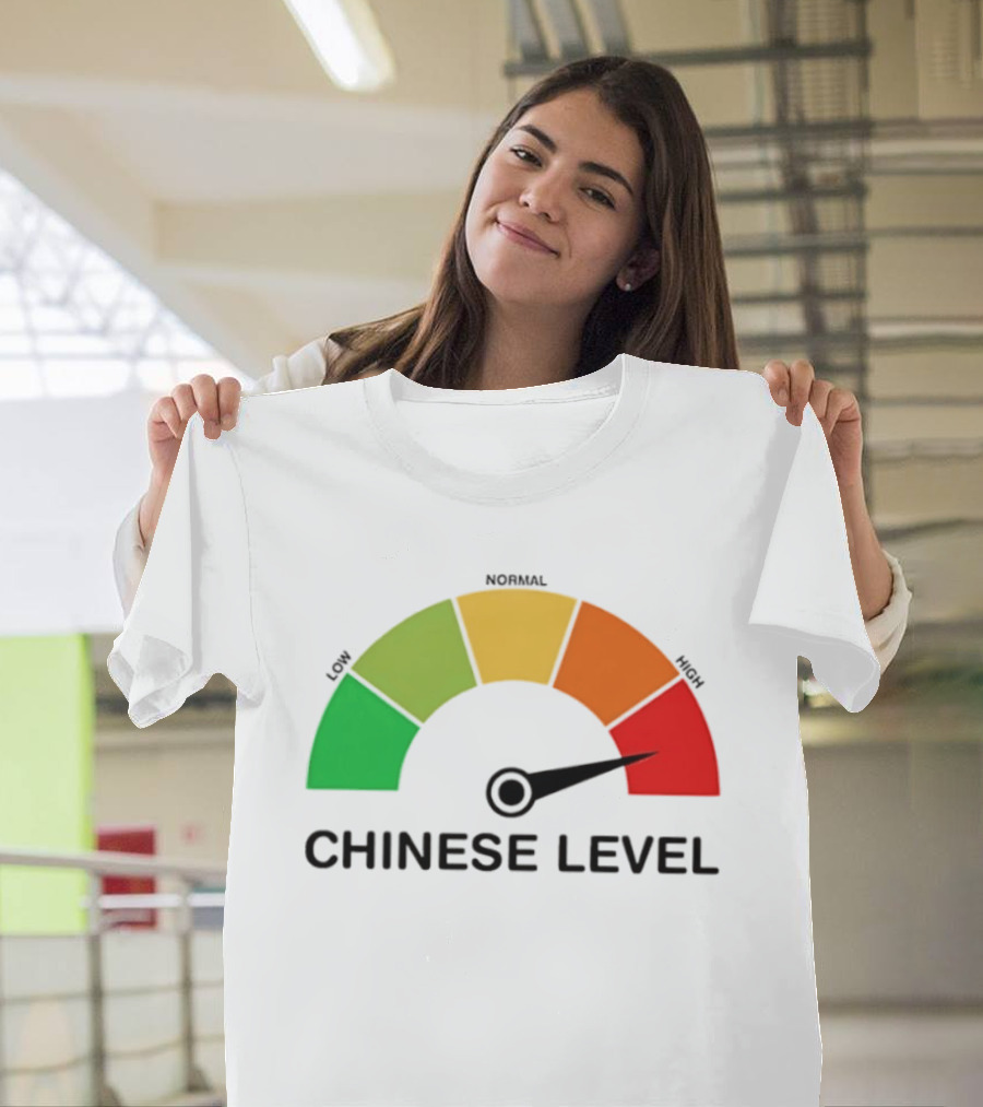 Chinese Level Meter Low Normal High Gauge T-Shirt